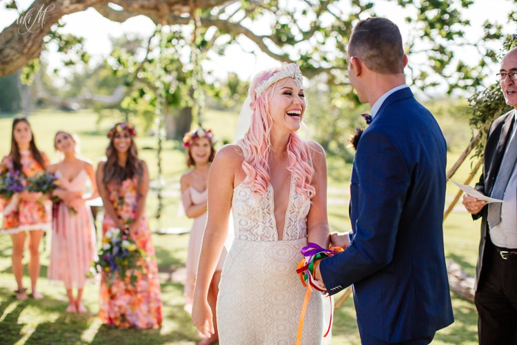 pink hair for your wedding day