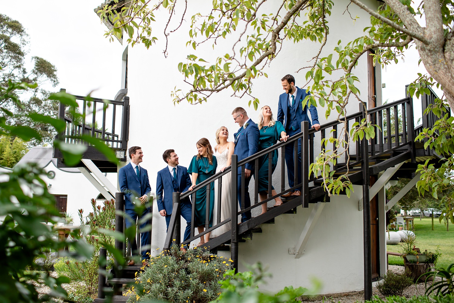 Creative ideas for bridal party photographs by wedding photographer in South Africa, Niki M Photography