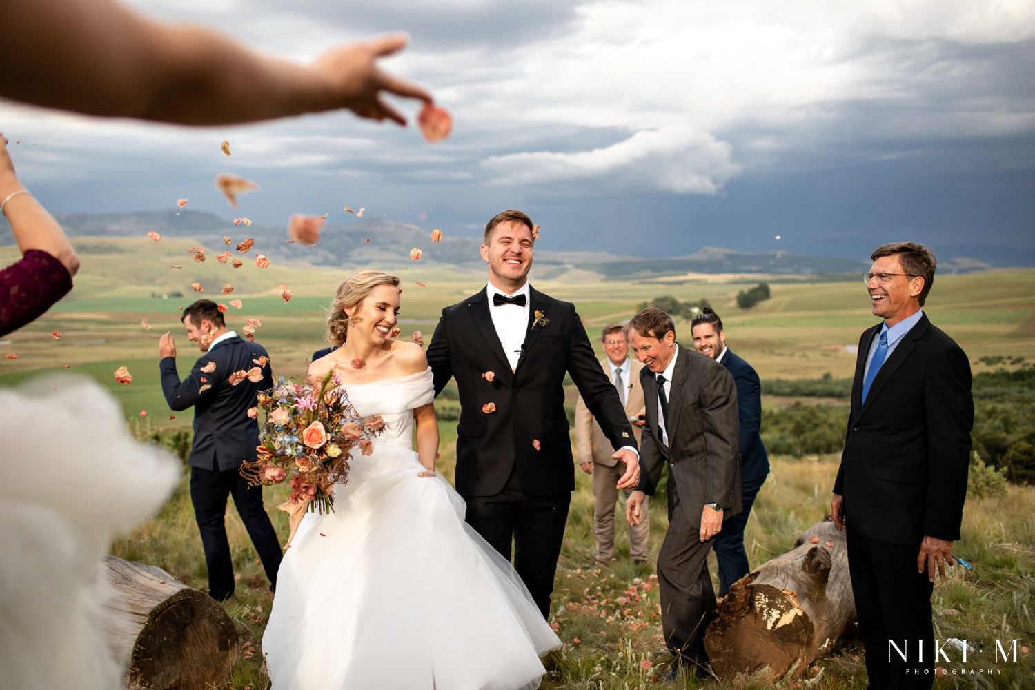 A unique South African wedding venue at St Bernards Lake, a mountain ceremony set against the Drakensberg peaks