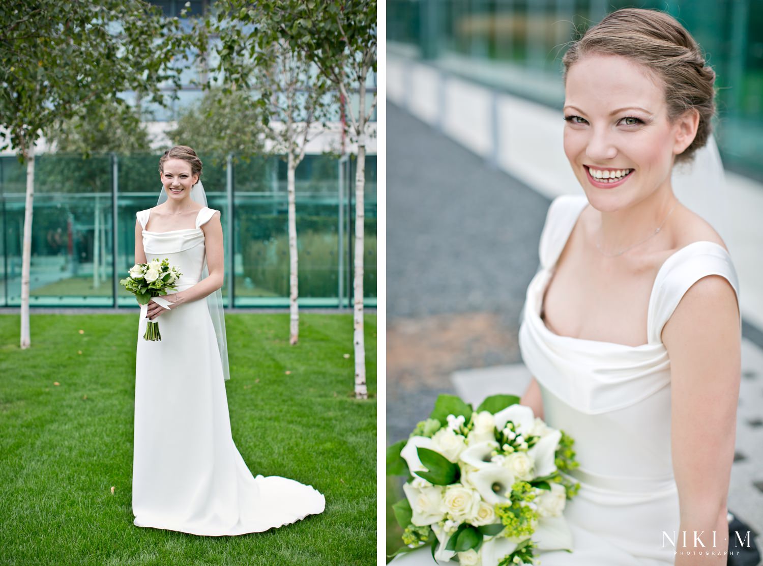 Bridal prep at Highbury Stadium Square for a Tower of London Wedding