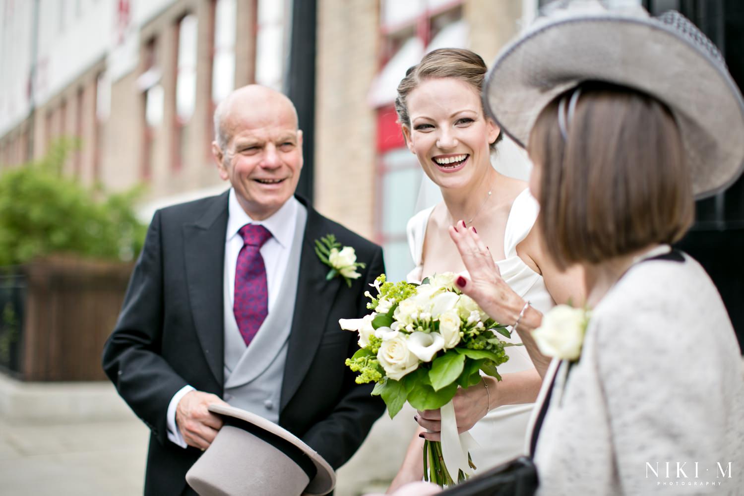 Bridal prep at Highbury Stadium Square for a Tower of London Wedding