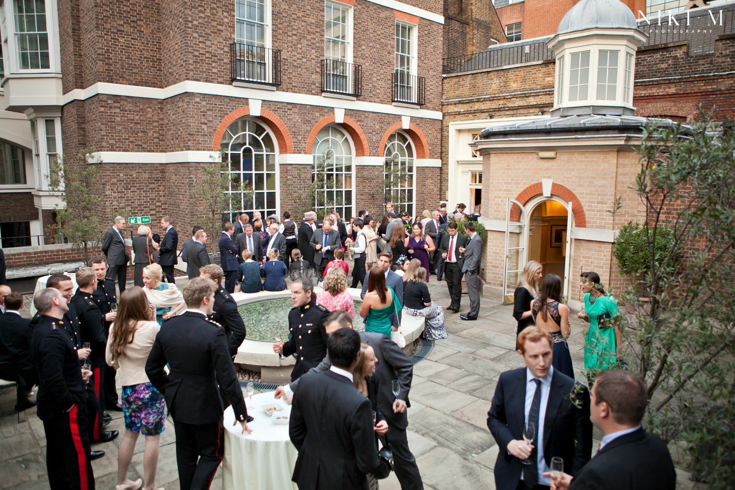 Skinners Hall London canapés after a Tower of London wedding