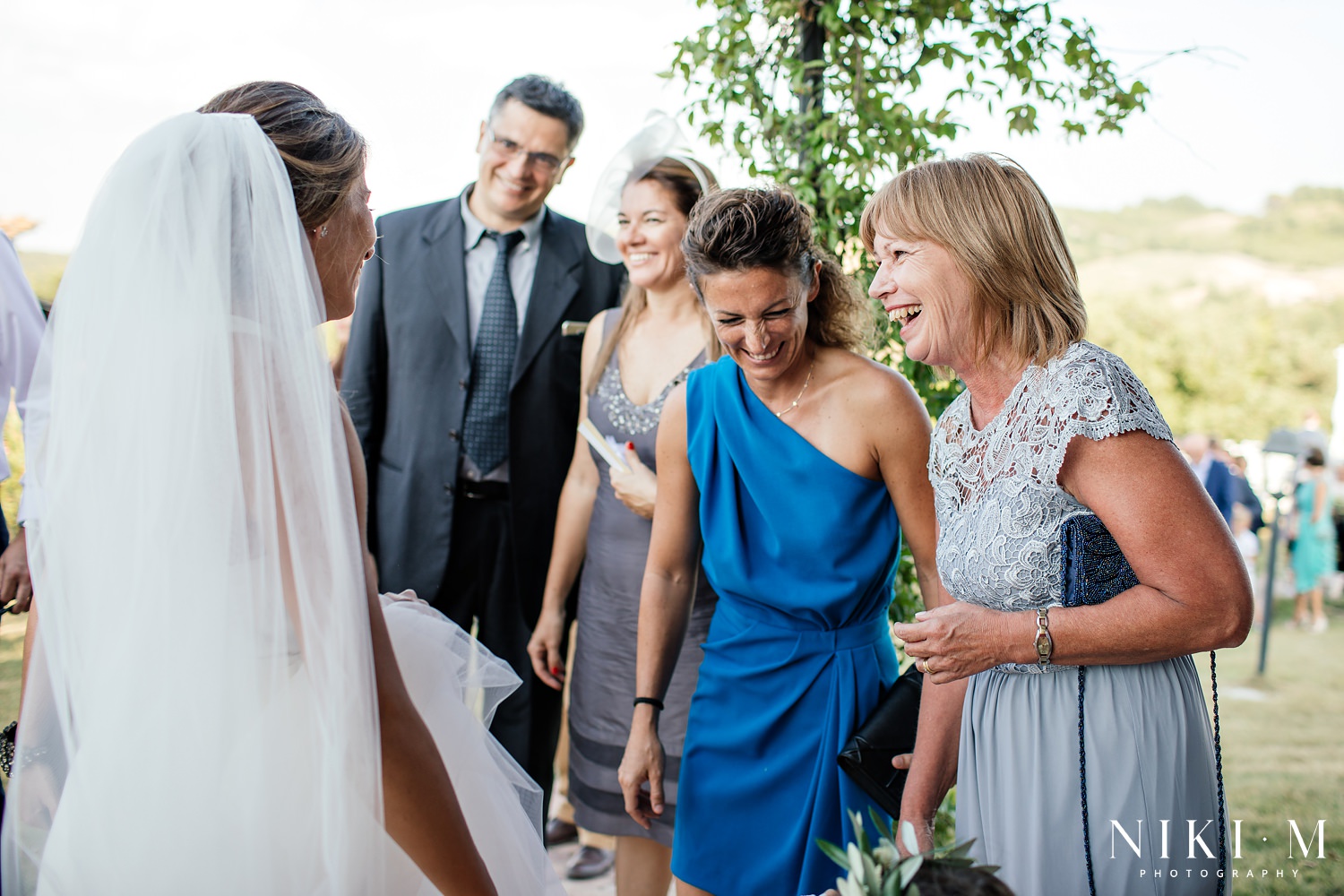 Tuscany wedding ceremony at Villa Ricrio in Italy