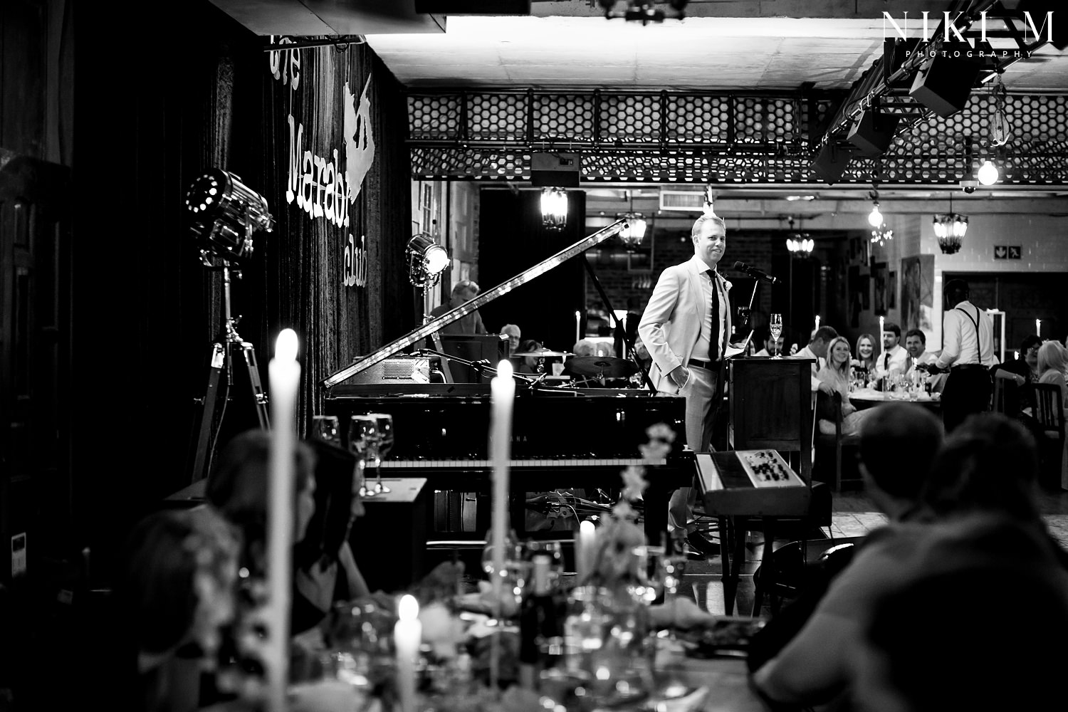 Johannesburg wedding reception at The Marabi Underground Jazz Club