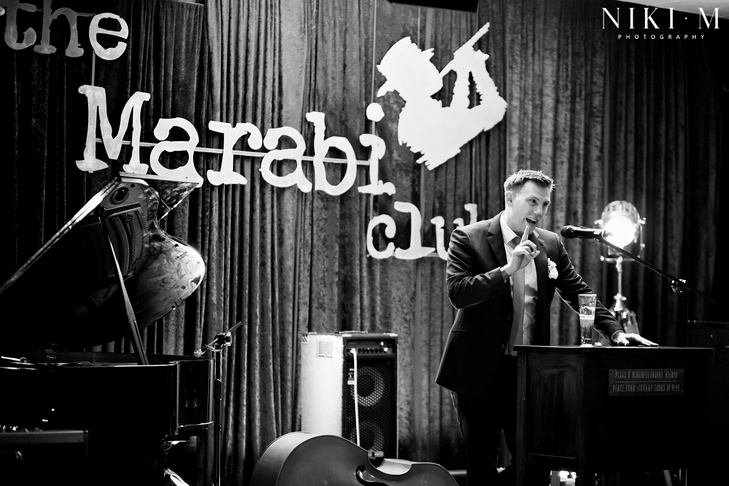Johannesburg wedding reception at The Marabi Underground Jazz Club