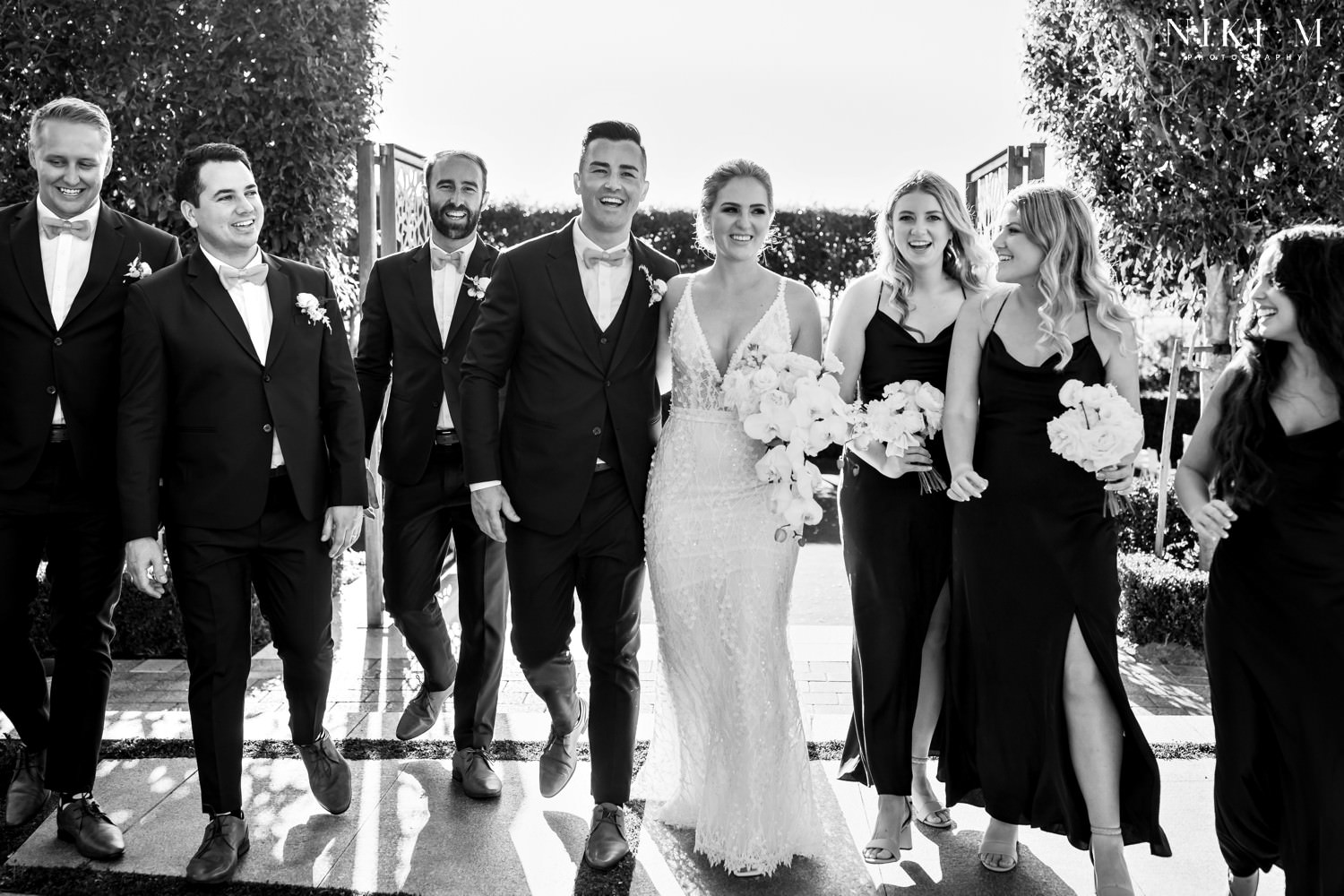 Bridal Party photos at Cavalli Estate