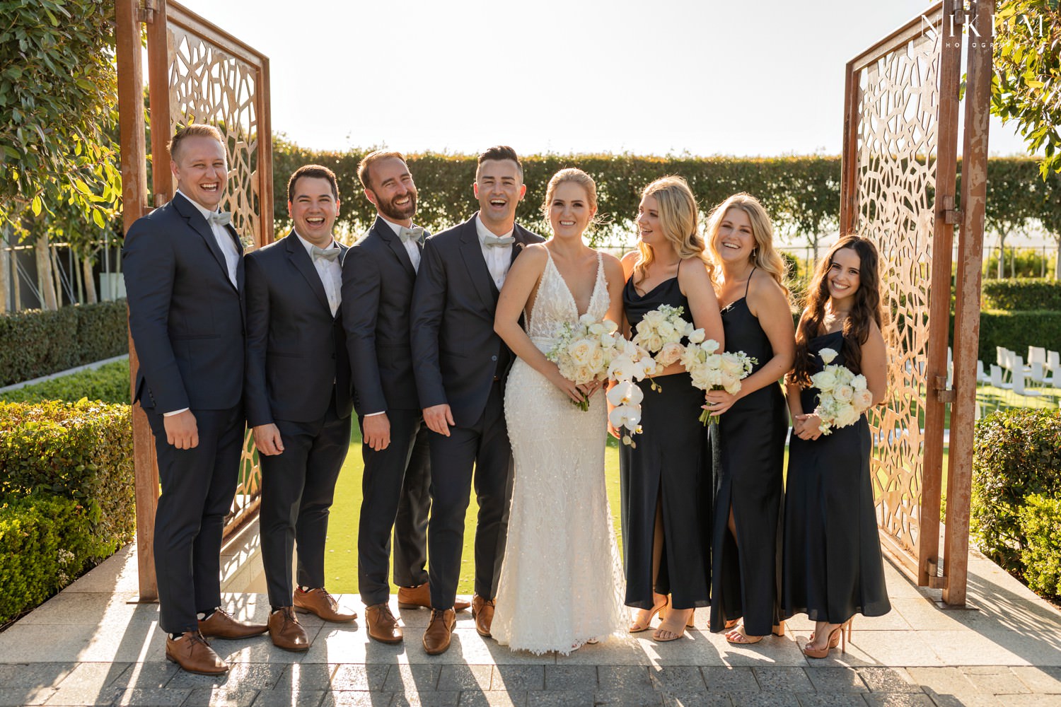 Bridal Party photos at Cavalli Estate