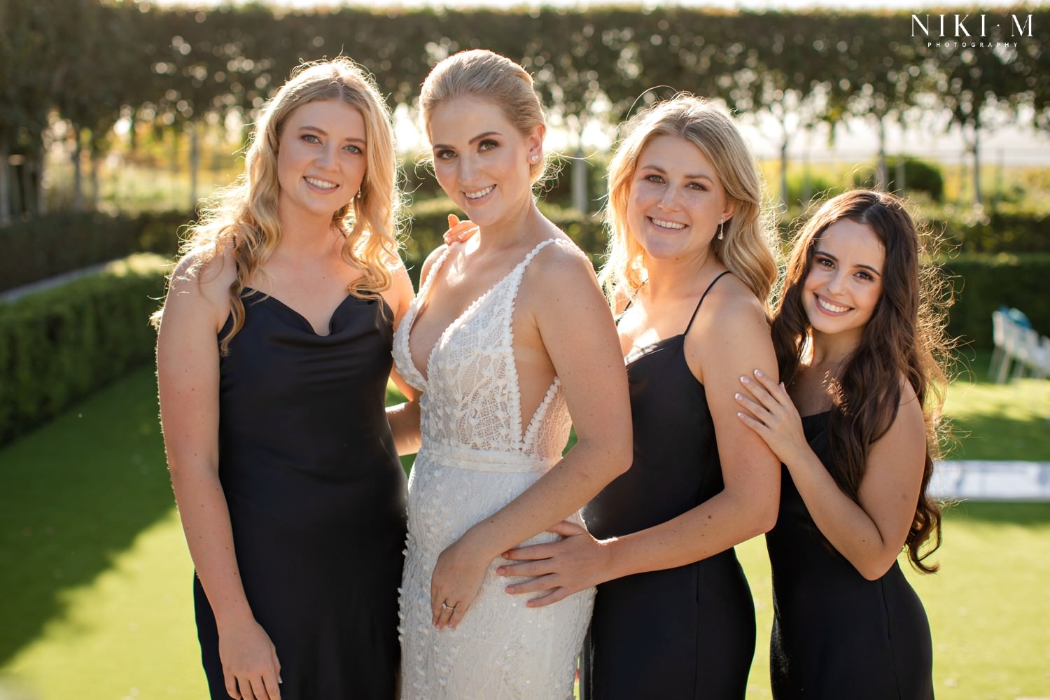Bridal Party photos at Cavalli Estate