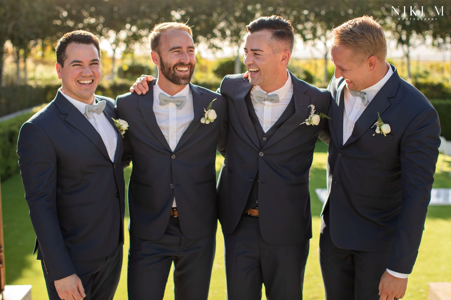 Bridal Party photos at Cavalli Estate