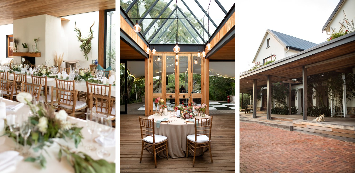 Forest Hall Estate offers a beautiful space for weddings just outside of Plettenberg Bay