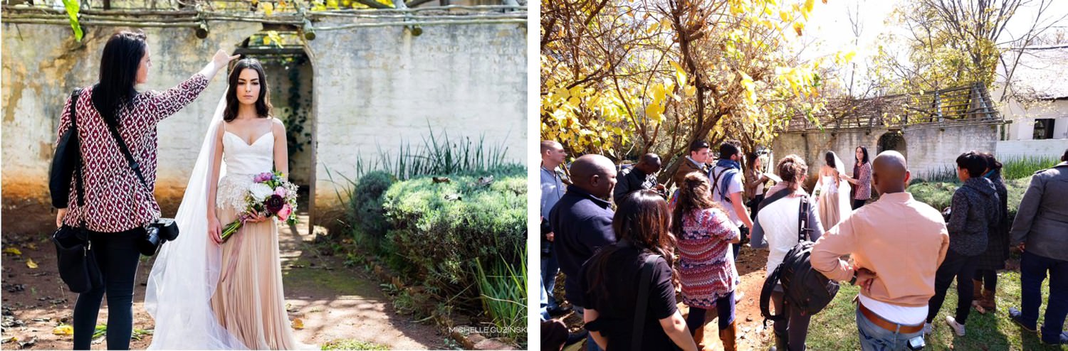 Niki M Photography teaching other photographer to take beautiful images in harsh light during one of her workshops.